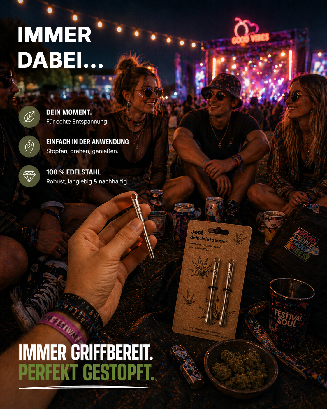 Jost Joint Stopfer aus 100% Edelstahl