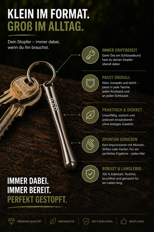 Jost Joint Stopfer aus 100% Edelstahl